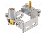 Frame for modules; size 6B; Han-Modular® HMC; with lock; 44x27mm HARTING