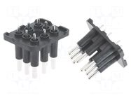 Mounting adapter; PCB-Adaptor Han Q 8/0 HARTING