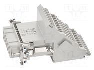 Connector: HDC; contact insert; female; Han D® AV; PIN: 40; 40+PE HARTING