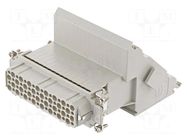 Connector: HDC; contact insert; female; 10A; 250V; Han D® AV; 64+PE HARTING