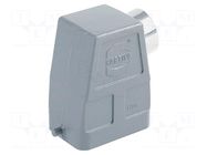 Enclosure for connectors: HDC; Type: high; Gland: PG29 HARTING