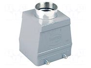 Enclosure for connectors: HDC; Type: high; Gland: PG42 HARTING