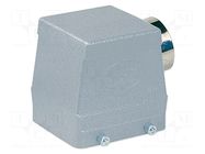 Enclosure for connectors: HDC; Type: high; Gland: PG42 HARTING