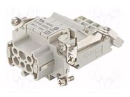 Connector: HDC; contact insert; female; 16A; 500V; Han E® AV; PIN: 6 HARTING