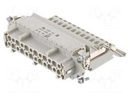 Connector: HDC; contact insert; female; 16A; 500V; Han ES® AV HARTING