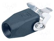 Enclosure for connectors: HDC; size 3A; for cable; Han® M; PG11 HARTING