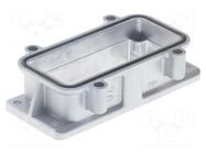 Enclosure for connectors: HDC; size 24B; Han® B,Han® EMC; IP65 HARTING