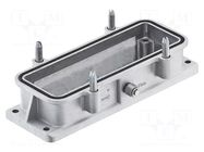 Enclosure for connectors: HDC; size 24B; Han® B,Han® EMC; IP65 HARTING