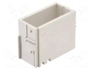 Yellock mixed adapter-housing HARTING