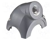 Enclosure for connectors: HDC; Gland: M20 HARTING