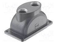 Enclosure for connectors: HDC; Gland: M25 HARTING