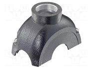 Enclosure for connectors: HDC; Gland: M32 HARTING