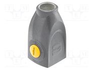 connector Han-Yellock 10 hood M25 top entry HARTING