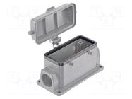 Han B Base Surface LC 4 Pegs M25 cover HARTING