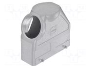 Enclosure for connectors: HDC; Type: high; Gland: M40 HARTING