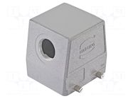 Enclosure for connectors: HDC; Type: high; Gland: M32 HARTING