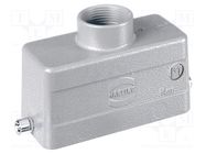 Enclosure: for HDC connectors; Han® HMC; size 16B; for cable 