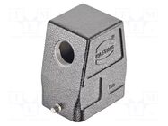 Enclosure for connectors: HDC; size 6B; for cable; Han® M; high HARTING