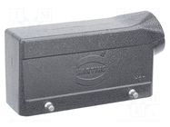 Enclosure for connectors: HDC; size 10B; for cable; Han® M; M20 HARTING
