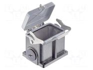Enclosure for connectors: HDC; size 48B (2 x 24B); Han® M; IP65 HARTING