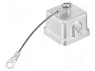 Protection cover; Han INOX 3A Cover for Male in Housing HARTING