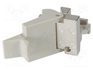 DIN-Power bracket left D20metal no screw 