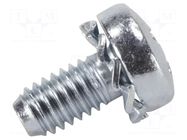 Fixation screw; DIN-Power earth screw M4X8 HARTING