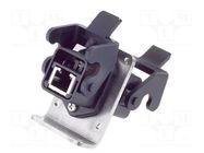 Han3A RJ45 Cat5 coupler 8p plastic HARTING