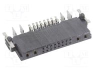 Connector: PCB to PCB; female; PIN: 20(4+16); har-flex® Hybrid HARTING