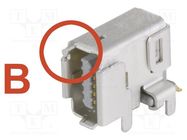 Connector: ix Industrial; socket; ix Industrial®; male; PIN: 10; B HARTING