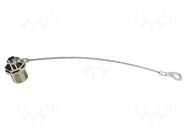 Protection cover; IP65,IP67; metal; female M12 connectors HARTING
