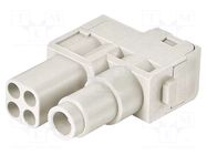 Connector: HDC; module; female; 16A,70A; 400V,1kV; Han-Modular® HARTING