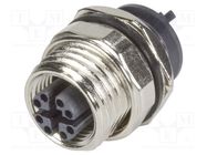 Circular connector M12 CAT5 Bu gerade HWM HARTING