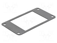 Gasket; Han 32 A FLANSCHGUMMIDICHTUNG HARTING