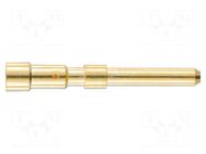 Contact; male; 1.5mm; gold-plated; 0.14÷1mm2; crimped; for cable HARTING