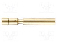 Contact; female; 1mm; gold-plated; 0.08÷0.56mm2; crimped HARTING