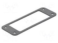Gasket; Han 10 A FLANSCHGUMMIDICHTUNG HARTING