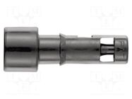 Contact; female; with cut-off valve; pipe ID Ø1,6mm; Delrin HARTING