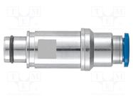 Contact; male; Han-Modular®; pipe OD Ø8mm; brass; max.10bar HARTING