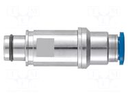 Contact; male; Han-Modular®; pipe OD Ø8mm; brass; max.10bar HARTING