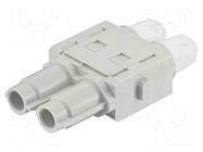 Connector: HDC; module; male; 40A; 2500V; Han-Modular®; PIN: 2 HARTING