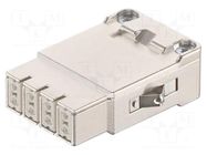 Han Gigabit insert female, (shield-GND) HARTING