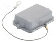 Protection cover; Han 6B-CP f.HBM/HSM w.cord V2A HARTING