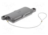 Protection cover; size 16B; Han® HPR; threaded joint,latch HARTING