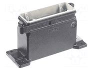 Enclosure for connectors: HDC; size 10B; Han® HPR; straight; M32 HARTING