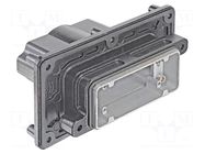 Enclosure for connectors: HDC; size 16B; Han® HPR; straight; M40 HARTING