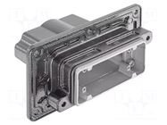 Enclosure for connectors: HDC; size 16B; Han® HPR; straight; M40 HARTING