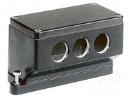 Enclosure: for HDC connectors; Han® HPR; size 24B; -40÷125°C HARTING