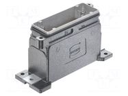 Enclosure for connectors: HDC; size 24B; Han® HPR; straight; M25 HARTING