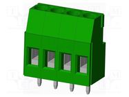 PCB terminal block; angled; on PCBs; THT,screw terminal; tinned AMPHENOL ANYTEK